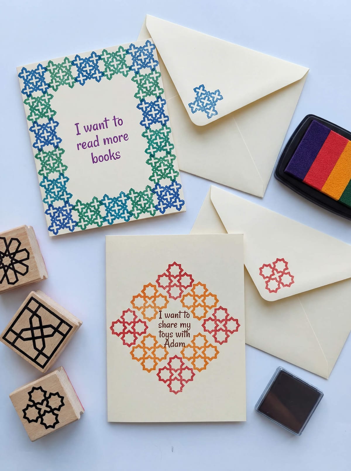 4 easy Ramadan crafts for kids using Islamic geometry