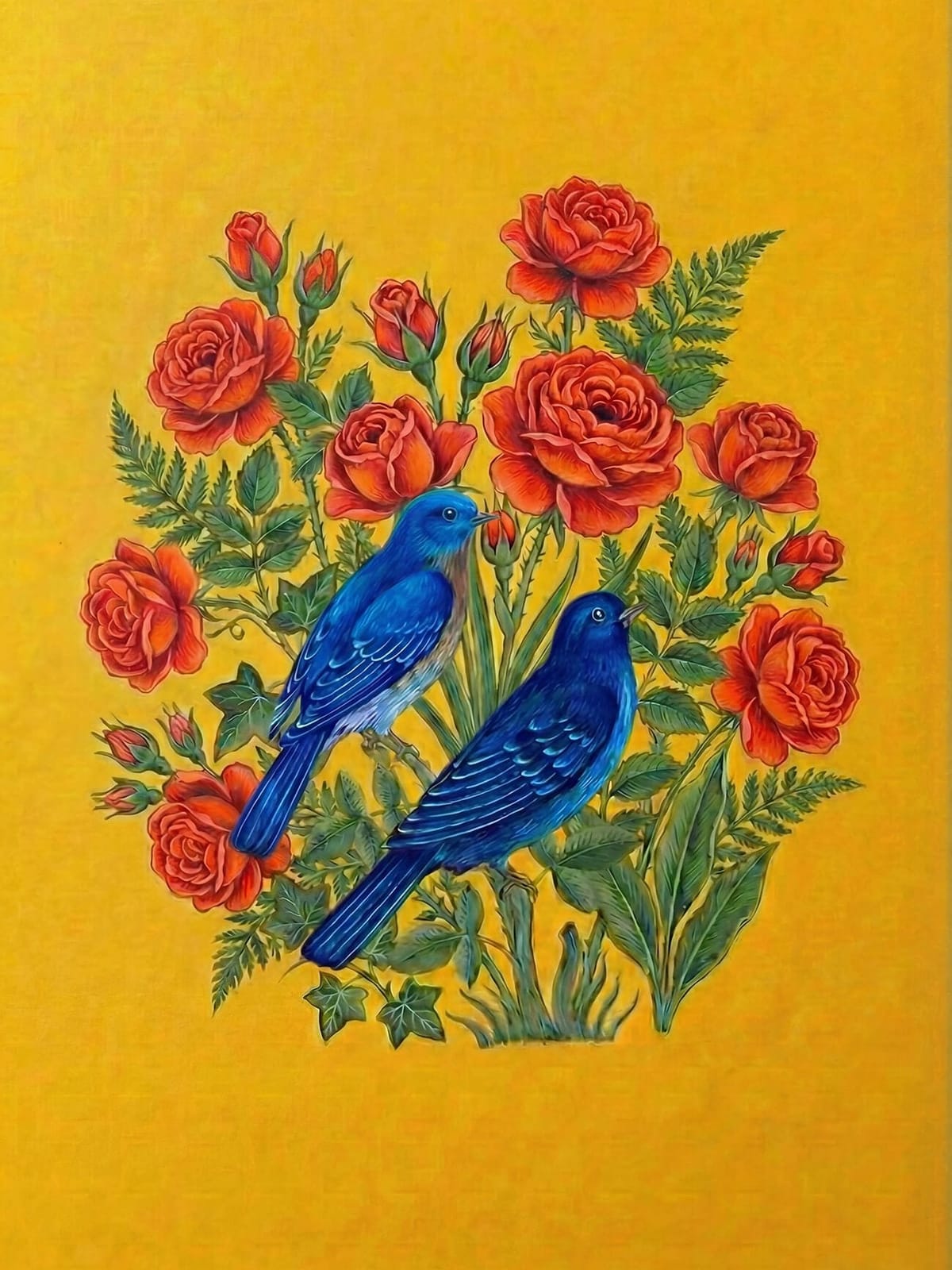 Gol o Morgh: Persian art of love, the bird and the rose
