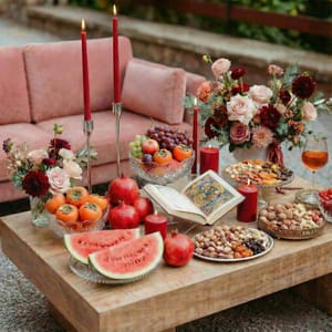 Yalda table setting ideas: how to create a contemporary Yalda Sofreh
