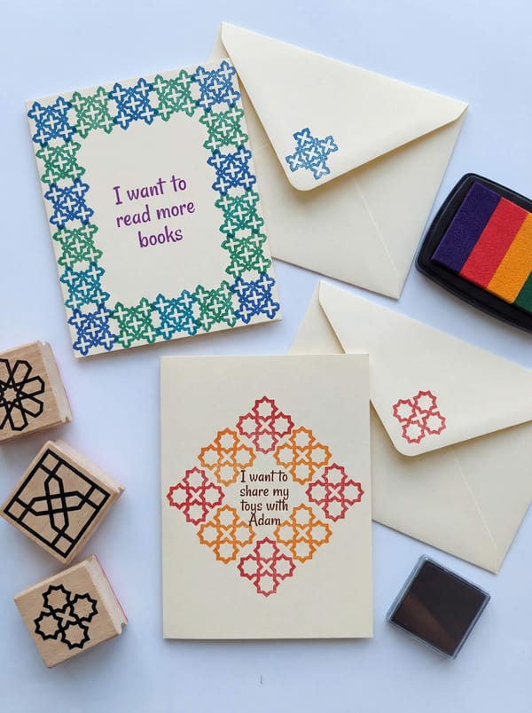 4 easy Ramadan crafts for kids using Islamic geometry