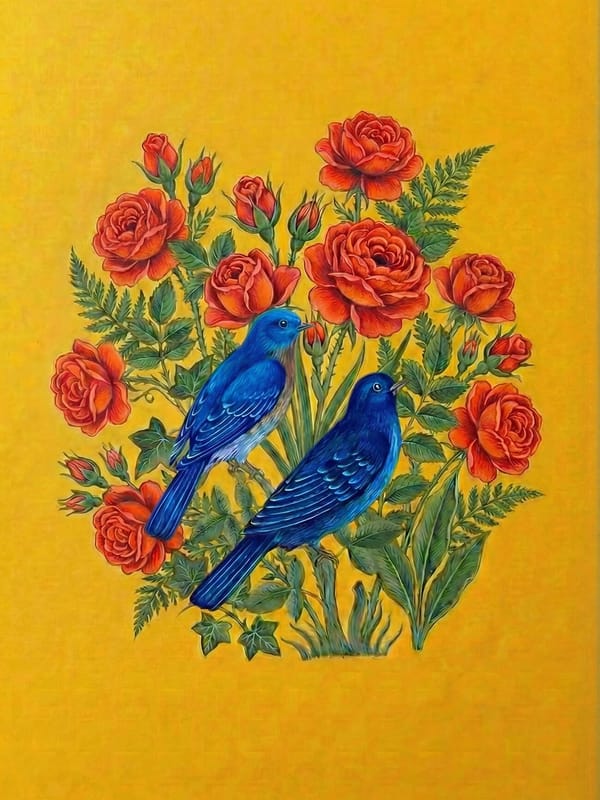 gol o morgh: persian art of love, the bird and the rose